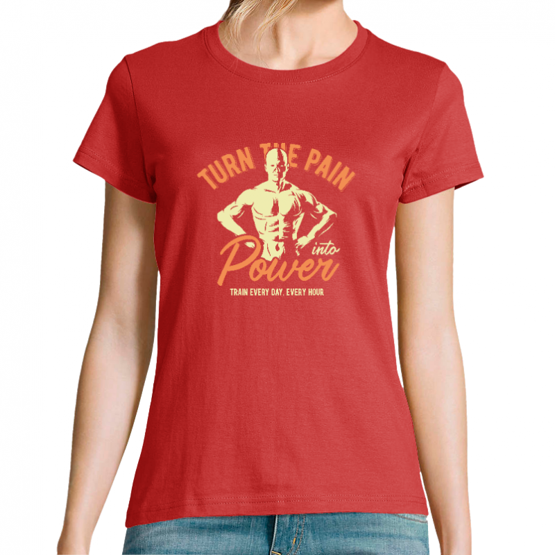 T-SHIRT TURN THE PAIN FEMME