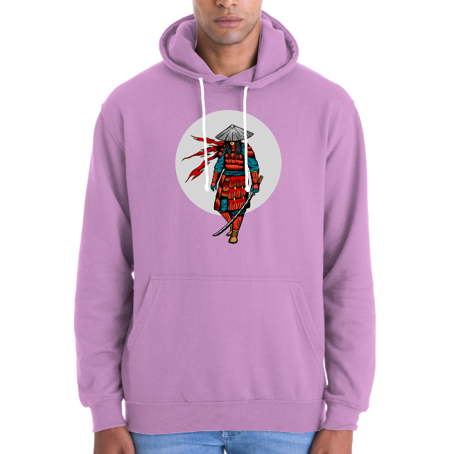 SWEATSHIRT SAMOURAI FORCE ROUGE UNISEXE