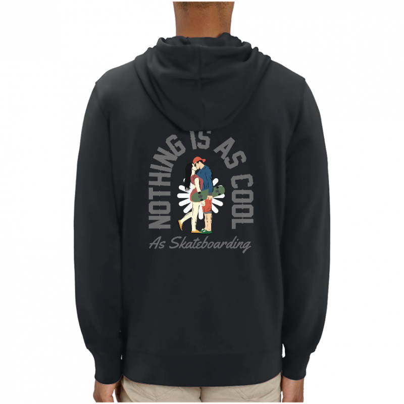 SWEATSHIRT NOTHING IS A COOL AS SKATEBOARDING UNISEXE