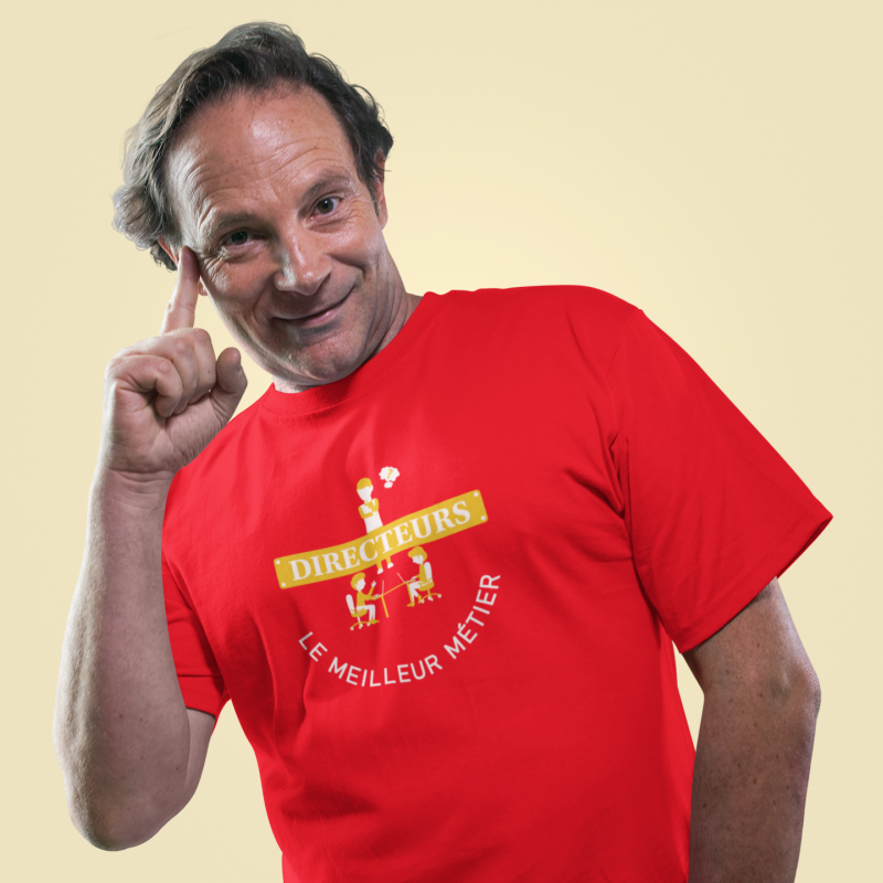 T-SHIRT DIRECTEURS LE MEILLEUR MÉTIER POUR HOMME