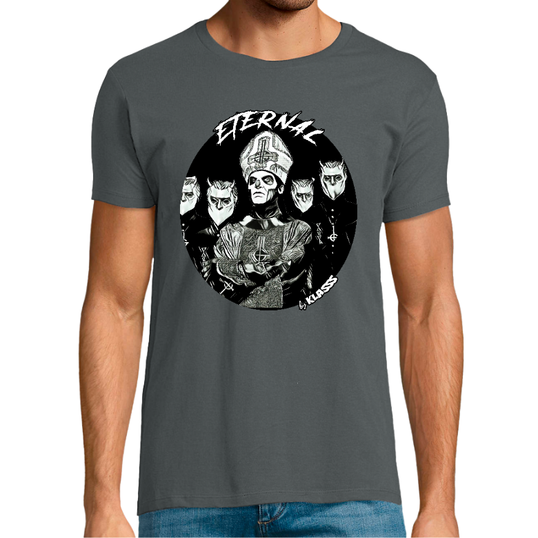 T-SHIRT Fit HOMME KLASSS Regent "ETERNAL GHOST"  col rond 150 gr