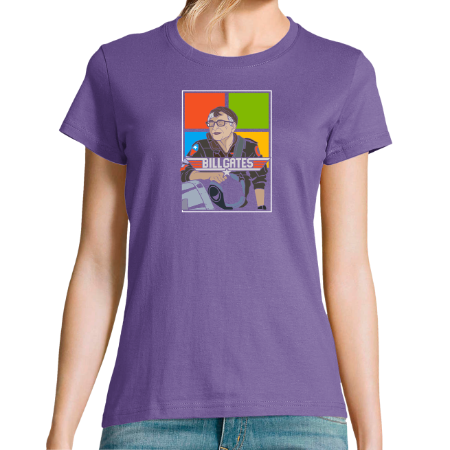 T-SHIRT BILL GATES FEMME