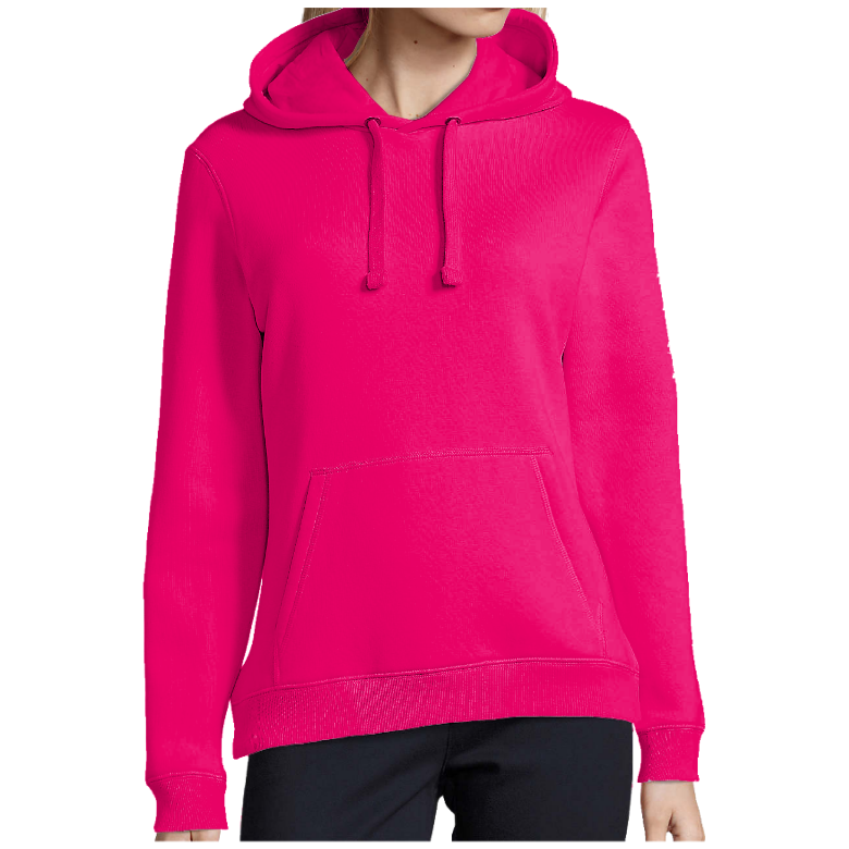 Sweatshirt femme capuche KLASSS "SUPER GIRL" Style Vintage, 280 g/m²