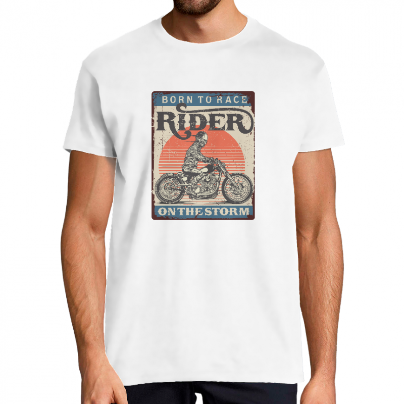 T-SHIRT RIDER ON THE STORM HOMME