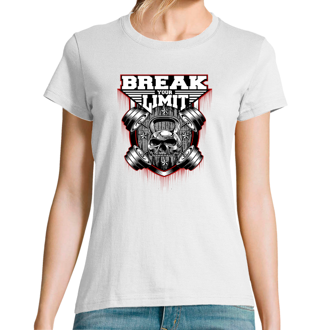 T-SHIRT BREAK YOUR LIMIT FEMME 