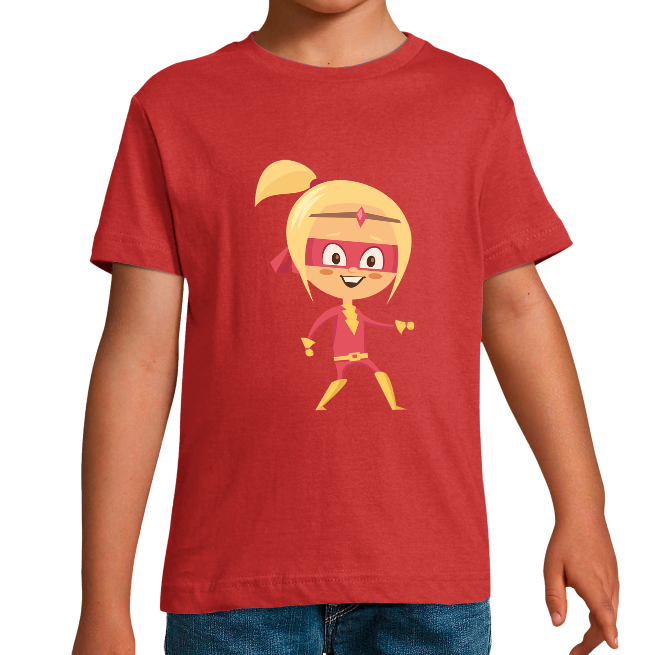 T-SHIRT SUPER-HÉROS RUBY GARÇON
