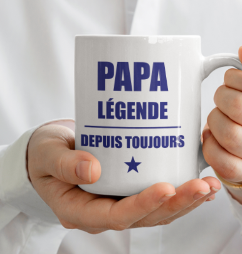 Mug Papa Légende Depuis Toujours – Cadeau Original Fête des Pères
