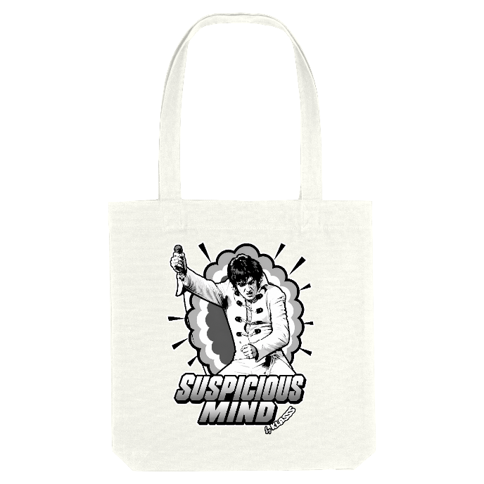 TOTE BAG KLASSS Style VINTAGE ROCK "SUSPICIOUS MIND"