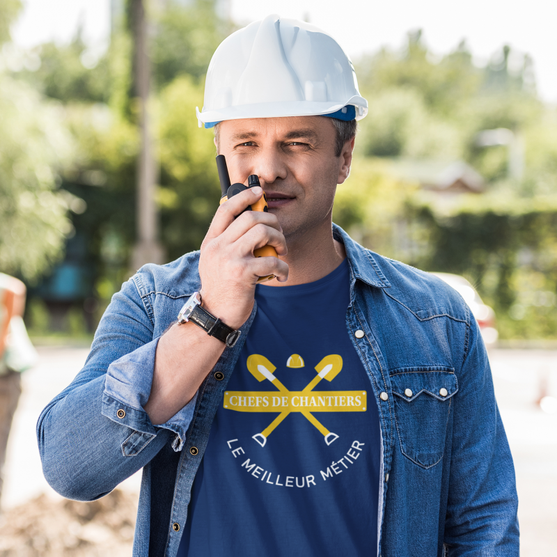 T-SHIRT CHEFS DE CHANTIERS POUR HOMME