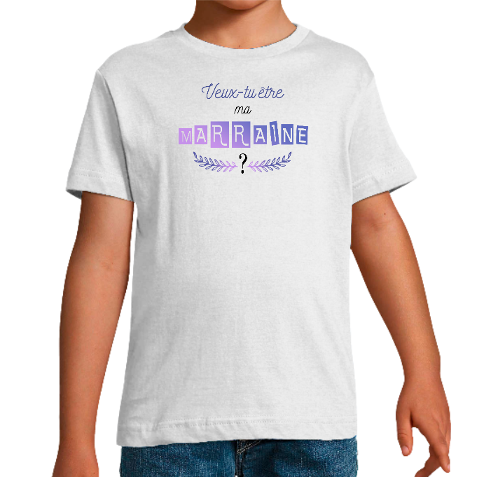 Face KIDS T-SHIRT MA MARRAINE ?