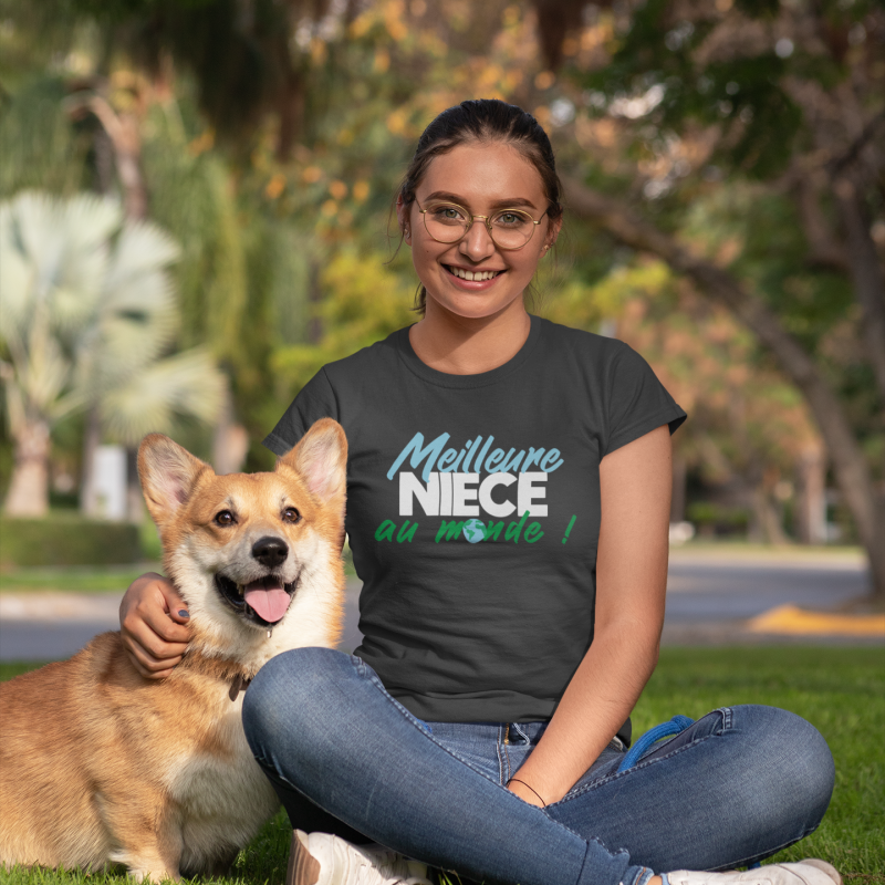 T-SHIRT MEILLEURE NIÈCE AU MONDE