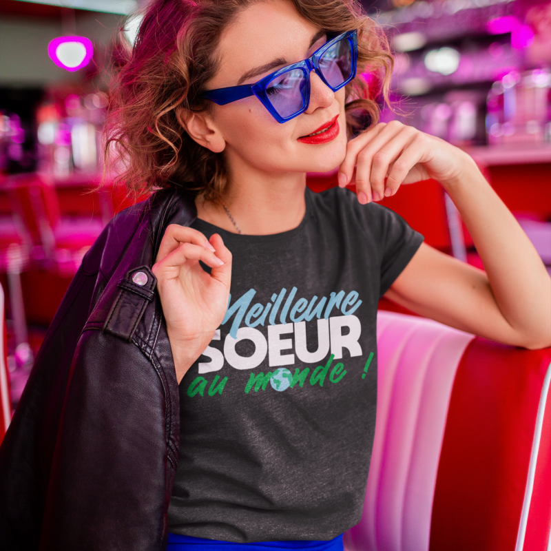 T-shirt Meilleure soeur au monde