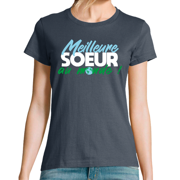 T-shirt Meilleure soeur au monde