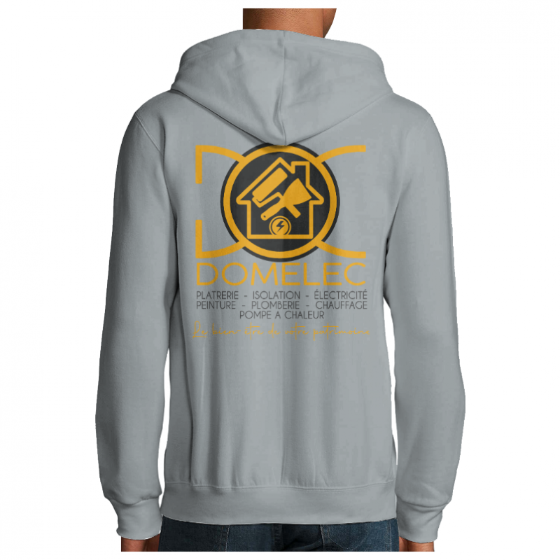 SWEAT ZIP DOMELEC