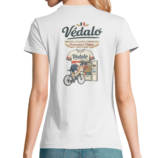 T-shirt Bio Femme Védalo – Performance Vintage | Ravitaillement d'Exception