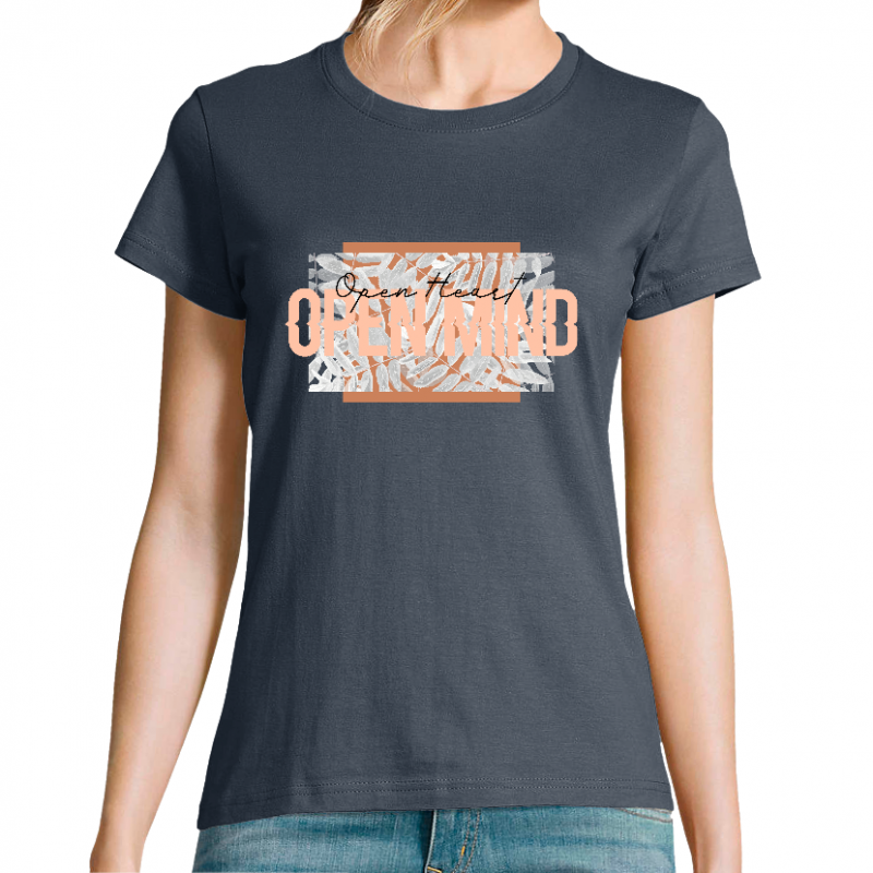 OPEN MIND - T-SHIRT FEMME