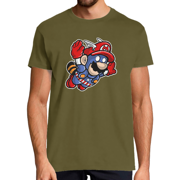 T-SHIRT CAPTAIN MARIO HOMME