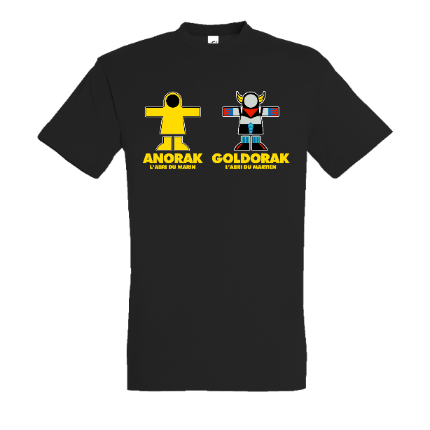 T-shirt GEEK Goldorak et Anorak