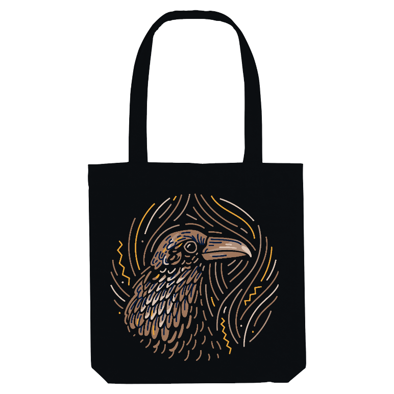 Face TOTE- BAG - AMERICAN NATIVE RAVEN