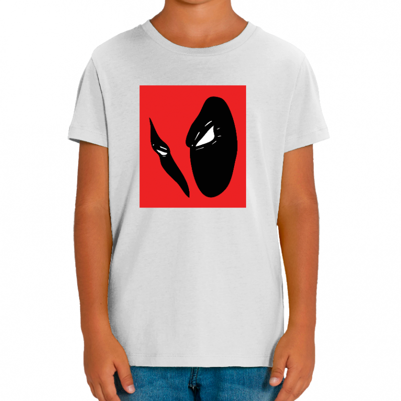 T-SHIRT DEADPOOL EYES ENFANT