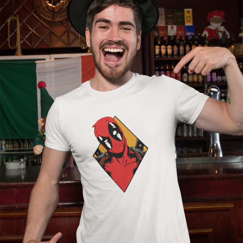 T-SHIRT DEADPOOL ART HOMME