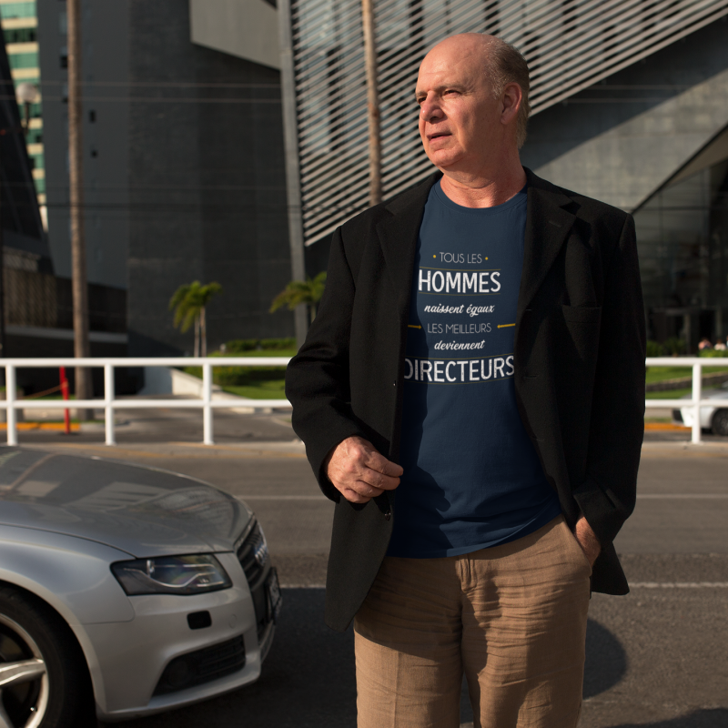 T-SHIRT MÉTIER LES MEILLEURS DEVIENNENT DIRECTEURS