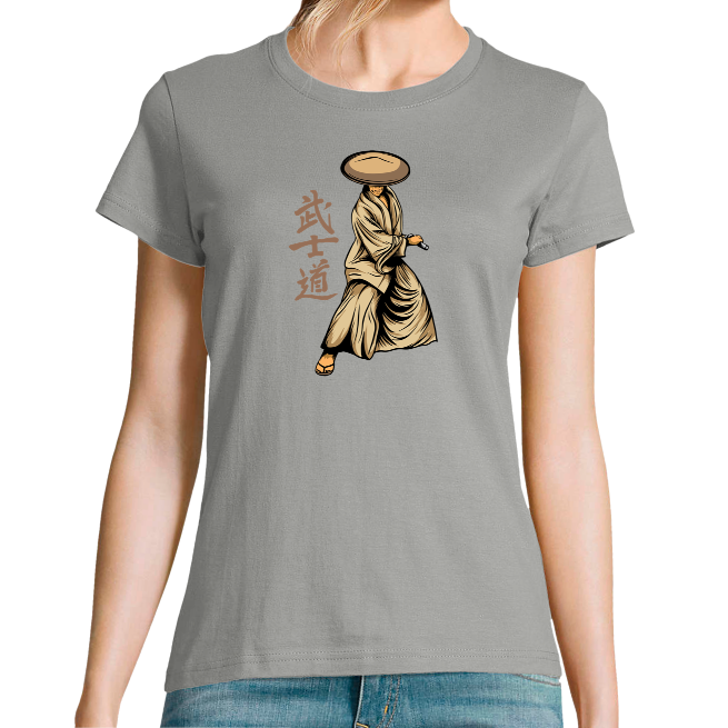 T-SHIRT SAMOURAI CHAPEAU FEMME