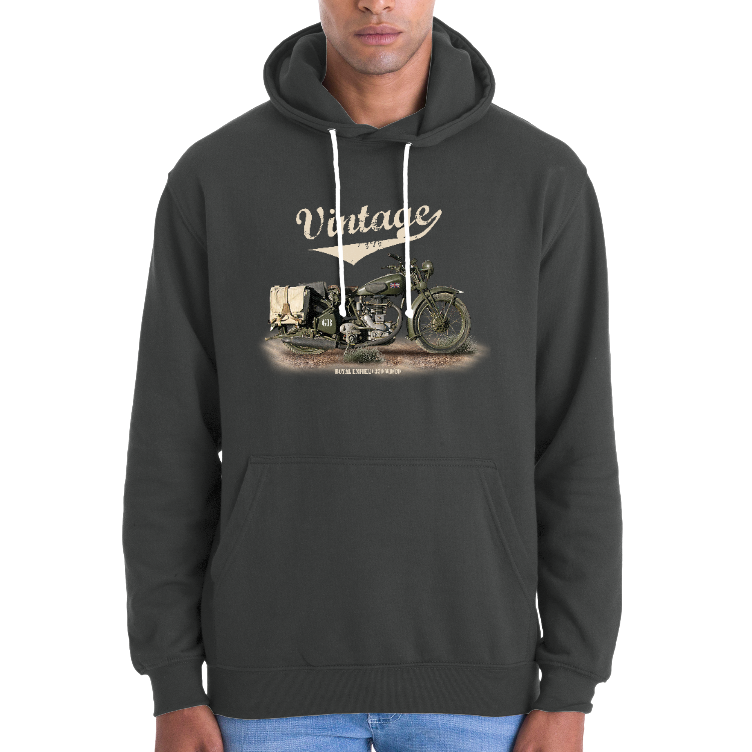 Face MOTOCYCLETTE VINTAGE - SWEATSHIRT