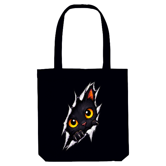 Tote bag Halloween Black Cat – Chat noir gothique