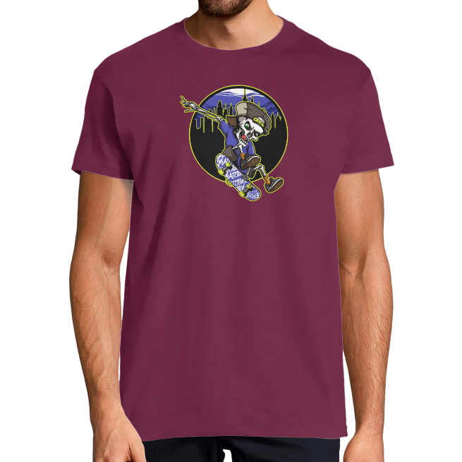 T-SHIRT SKATEUR DE LA MORT HOMME