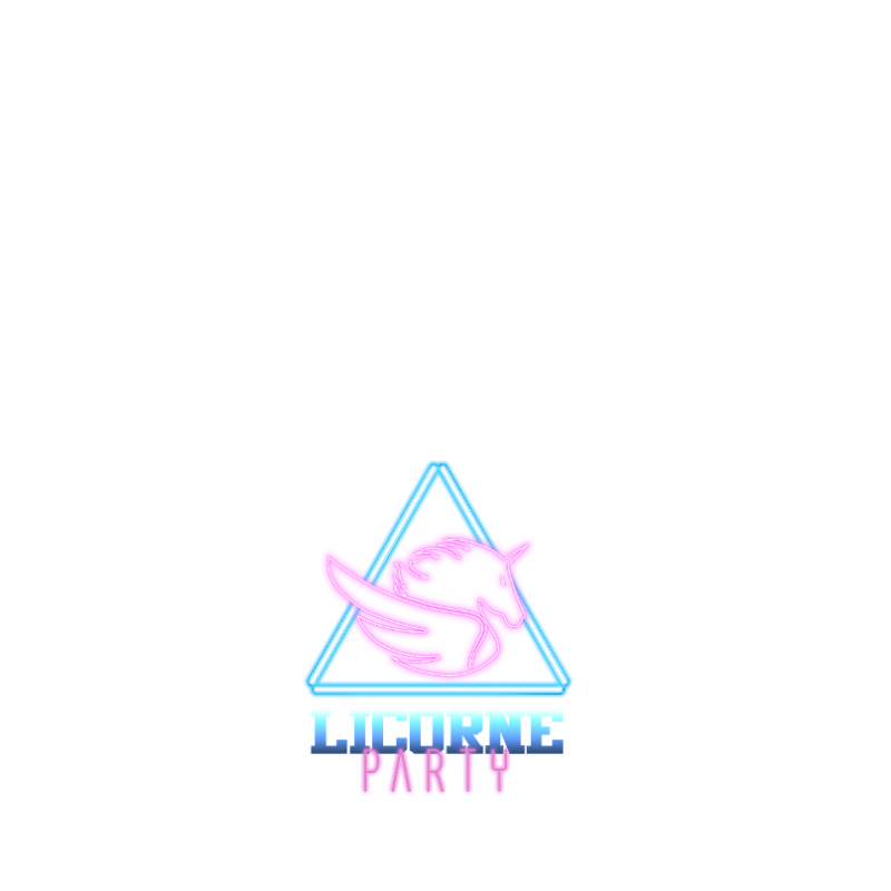 Face LICORNE PARTY - TOTE BAG