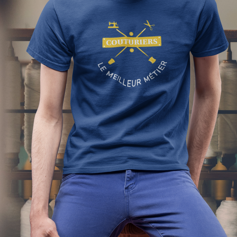 T-SHIRT COUTURIERS LE MEILLEUR MÉTIER POUR HOMME