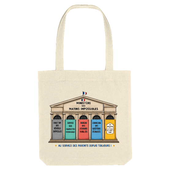 Tote bag rentrée – Ministère des matins impossibles