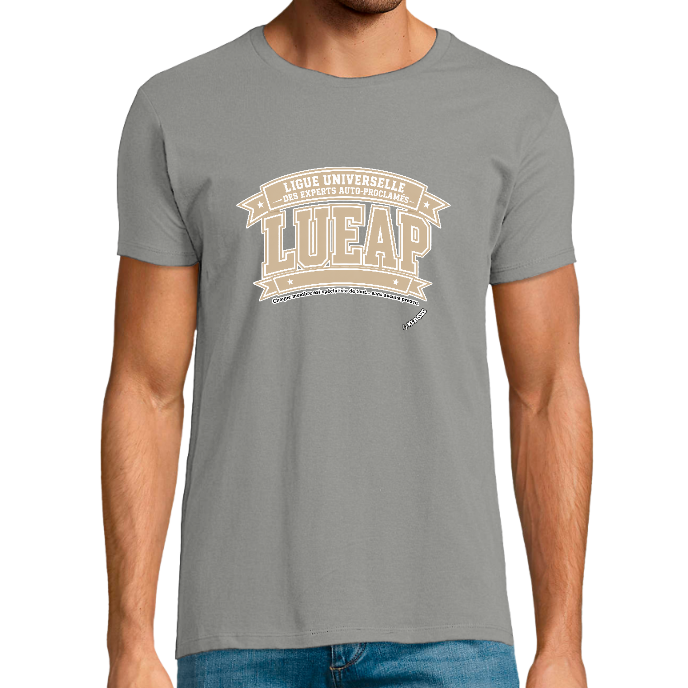 T-shirt Homme col rond REGENT FIT KLASSS "Ligue Universelle des Experts auto-proclamés LUEAP" 