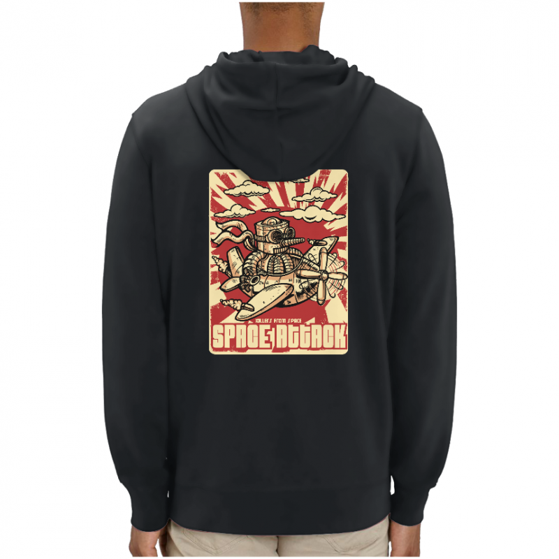 SWEATSHIRT SPACE ATTACK UNISEXE