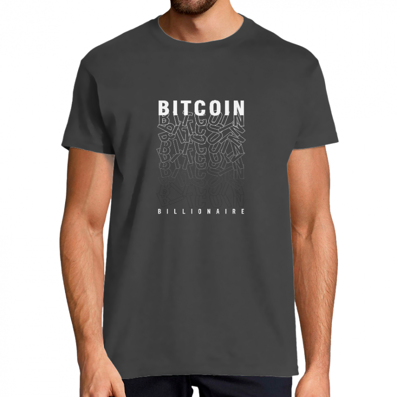 T-SHIRT BITCON DÉGRADÉ HOMME