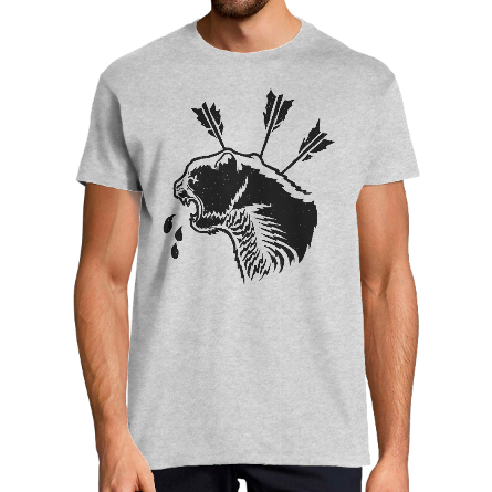 T-SHIRT HOMME - CAT DEAD