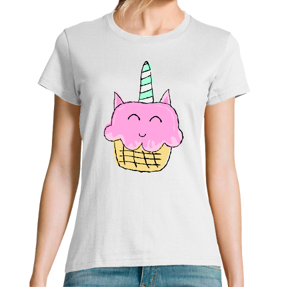 T-shirt LICORNE CUPCAKE