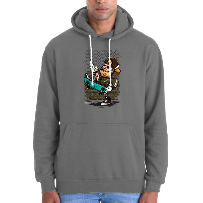 SWEATSHIRT CIGARETTE ET SKATE UNISEXE