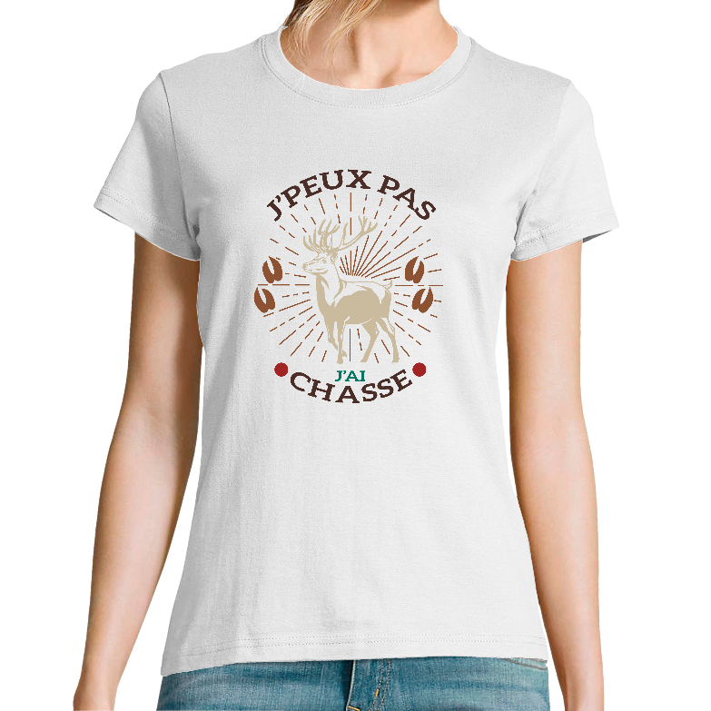 T-shirt Femme J'ai Chasse