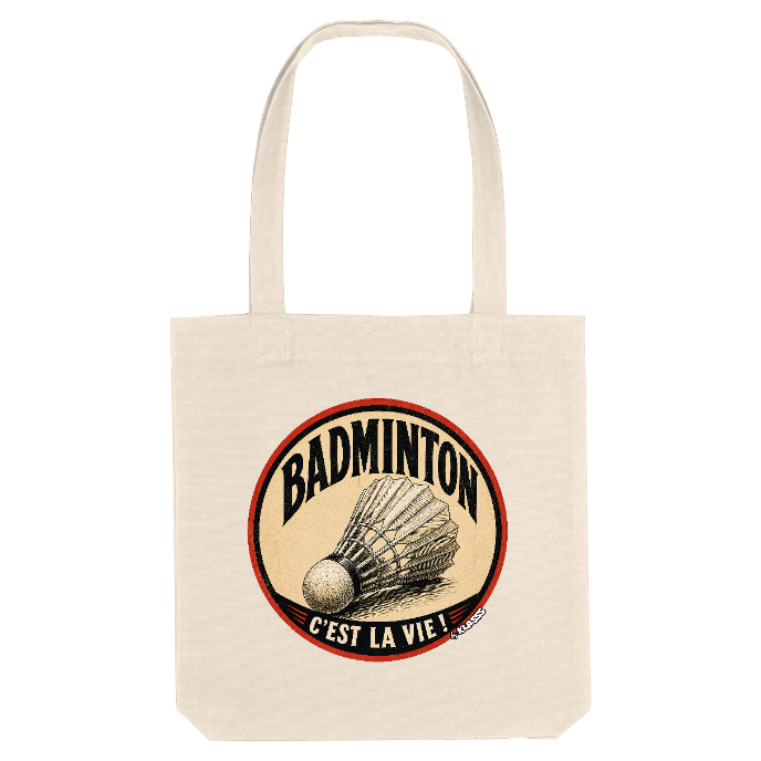 TOTE BAG Vintage "BADMINTON"