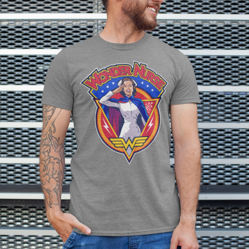 T-shirt Covid-19 Super infirmière 