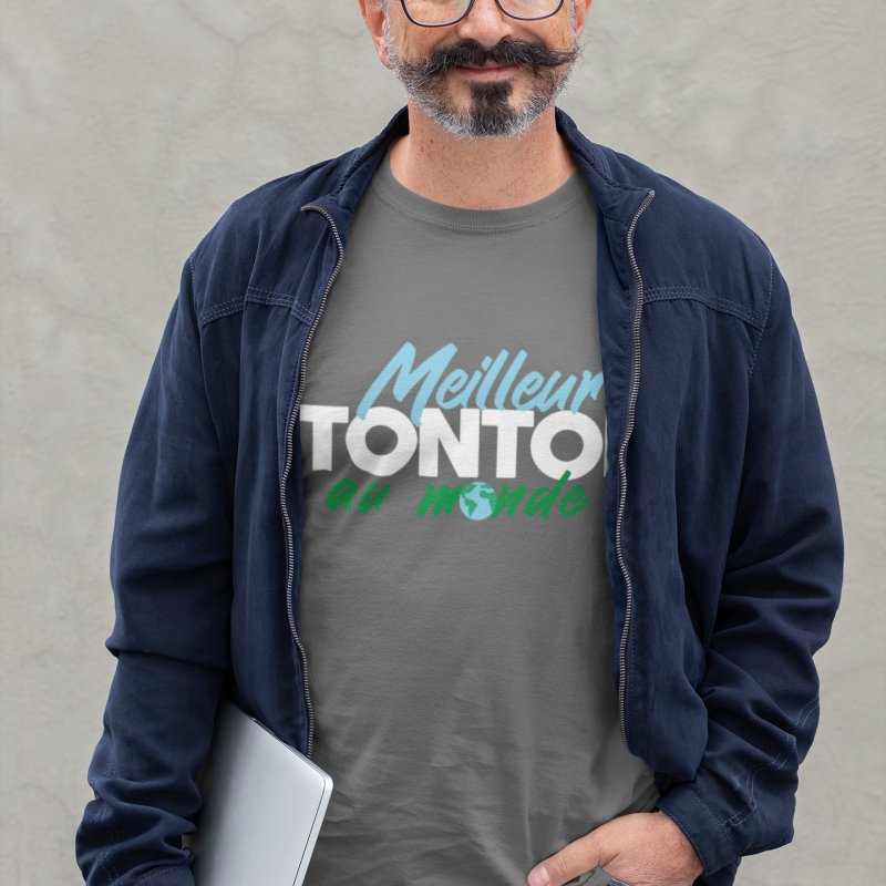 T-shirt Meilleur tonton au monde