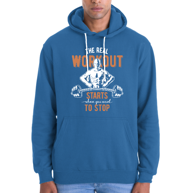 SWEATSHIRT THE REAL WORKOUT UNISEXE