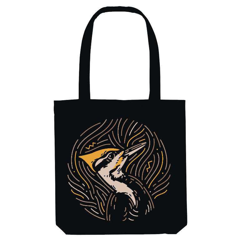 Face TOTE-BAG - AMERICAN NATIVE WOODPECKER