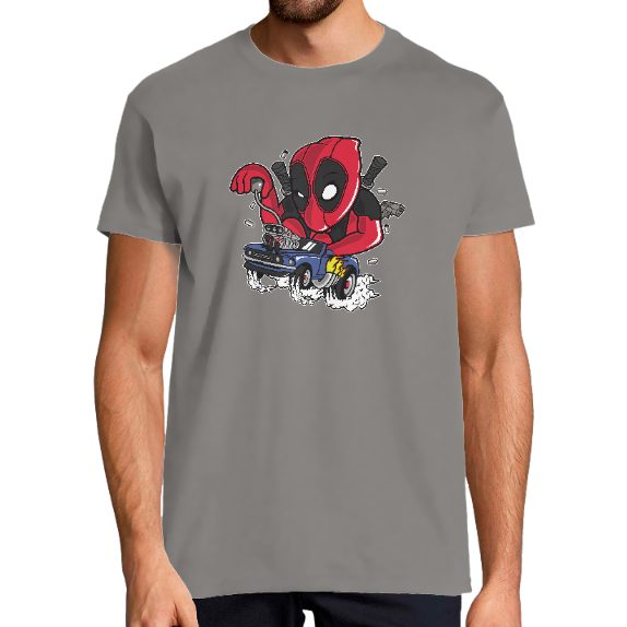 T-SHIRT DEADPOOL RACER HOMME