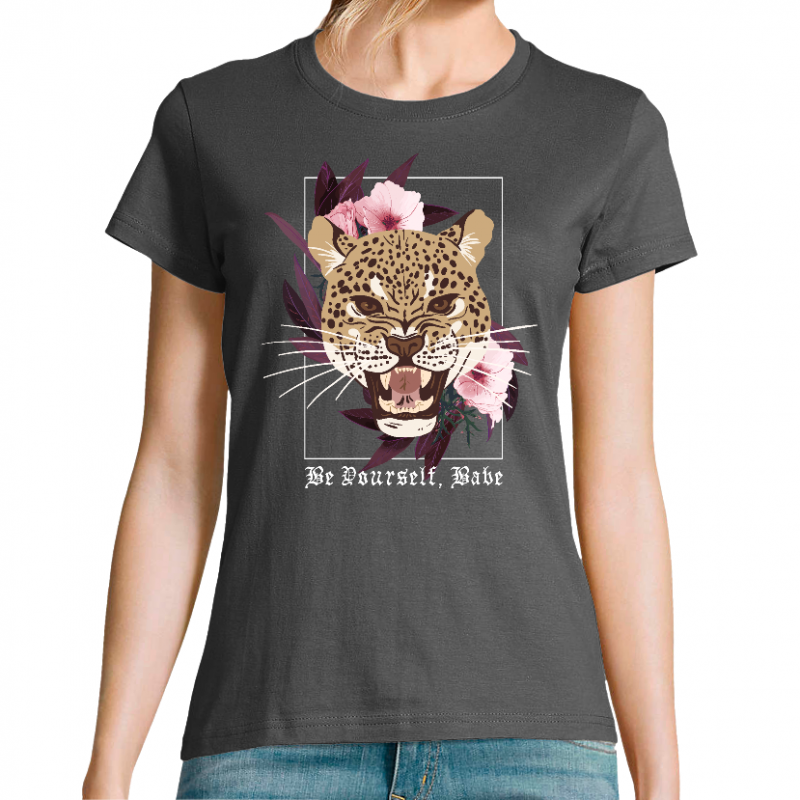 BE YOURSELF, BABE - T-SHIRT FEMME