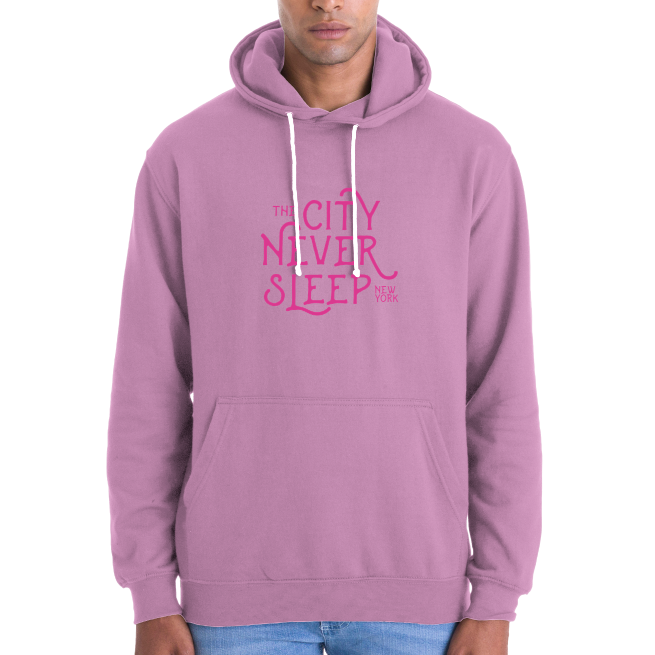 SWEATSHIRT THE CITY NEVER SLEEP UNISEXE