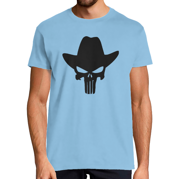 T-SHIRT PUNISHER COW HOMME
