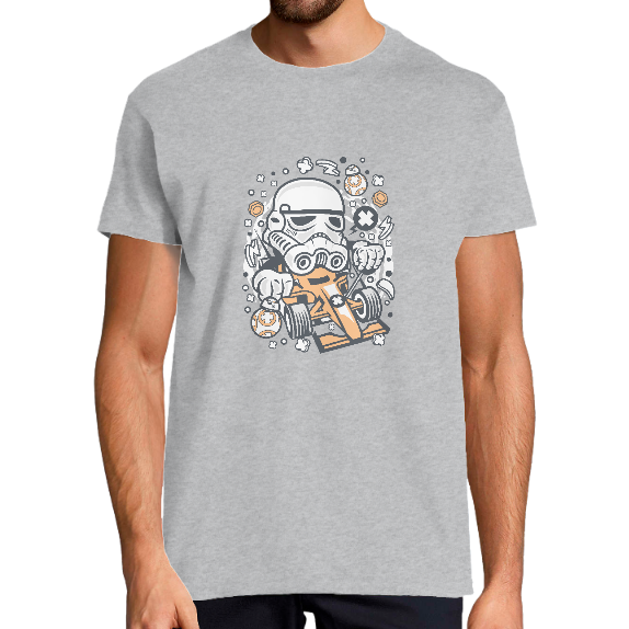 Face T-SHIRT TROOPER RACING HOMME